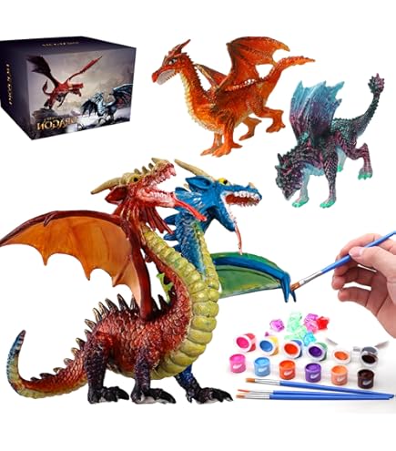 Amazon.co.jp: Deekin ドラゴンおもちゃ7点セット 16インチ 大型